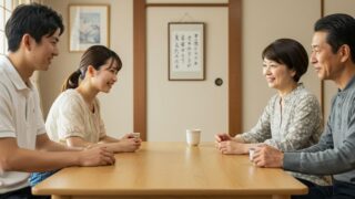 彼女の親にあいさつ