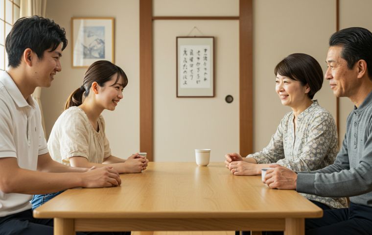 彼女の親にあいさつ