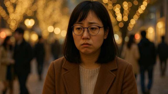 クリスマス予定なしの女性